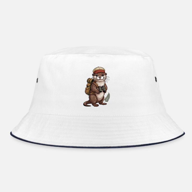 Abenteuerotter mit Ferngläsern Bucket Hat