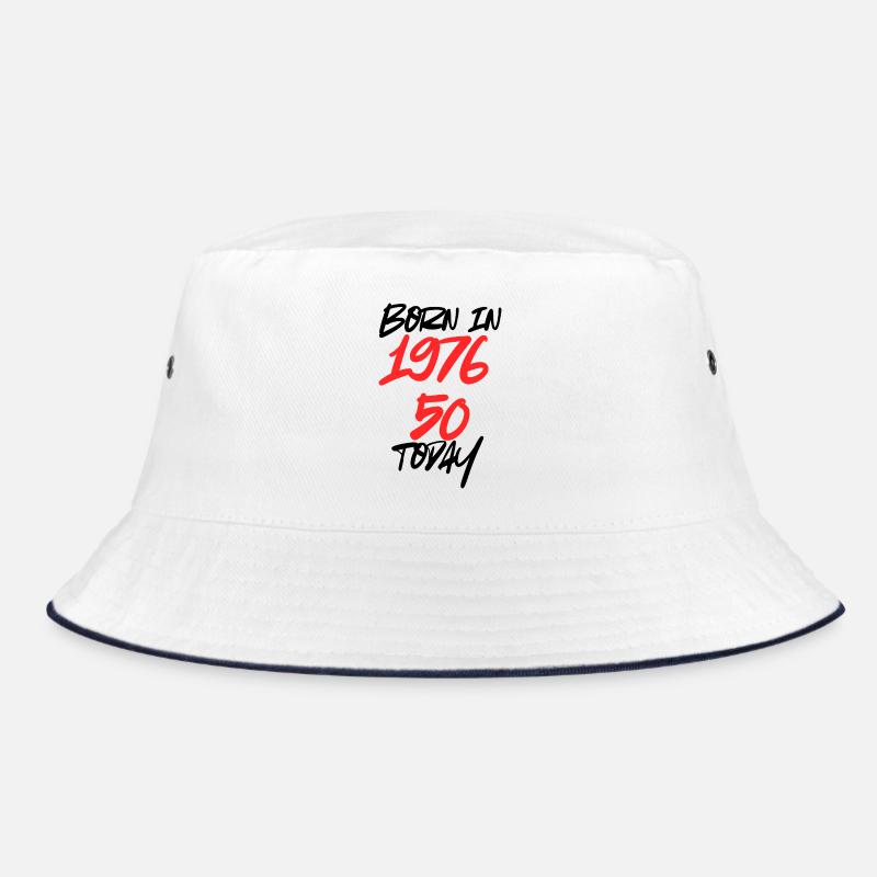 1966 geboren – 50 today, 50. Geburtstag Bucket Hat