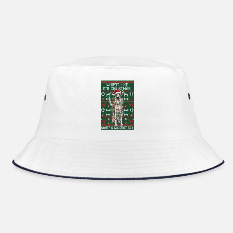 Whip'It Like It's Christmas FRONT - Bucket Hat - Weiß/Navy