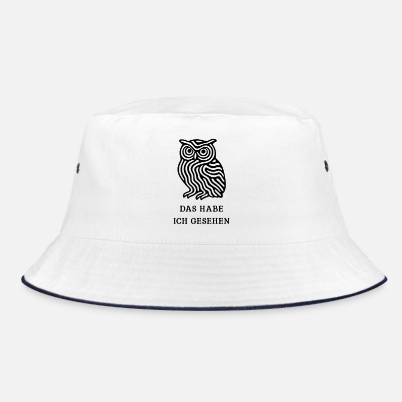 Eule „Das habe ich gesehen“ – Mystisches Design Bucket Hat
