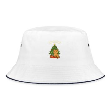 Ronronnements sous le sapin de Noël – chat - Bob - blanc/marine - Devant