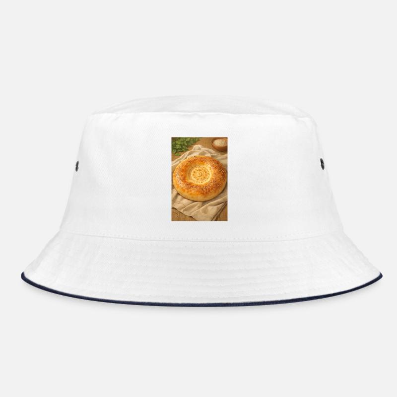 Sesame Ring Bread Bucket Hat