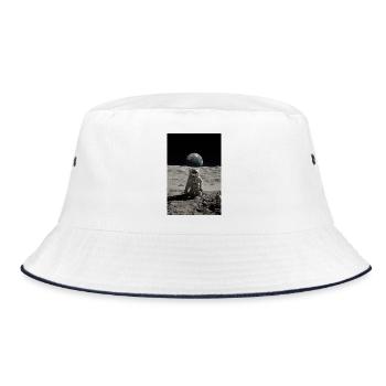 Lunar Explorer : Earthrise au-dessus de la Lune - Bob - blanc/marine - Devant