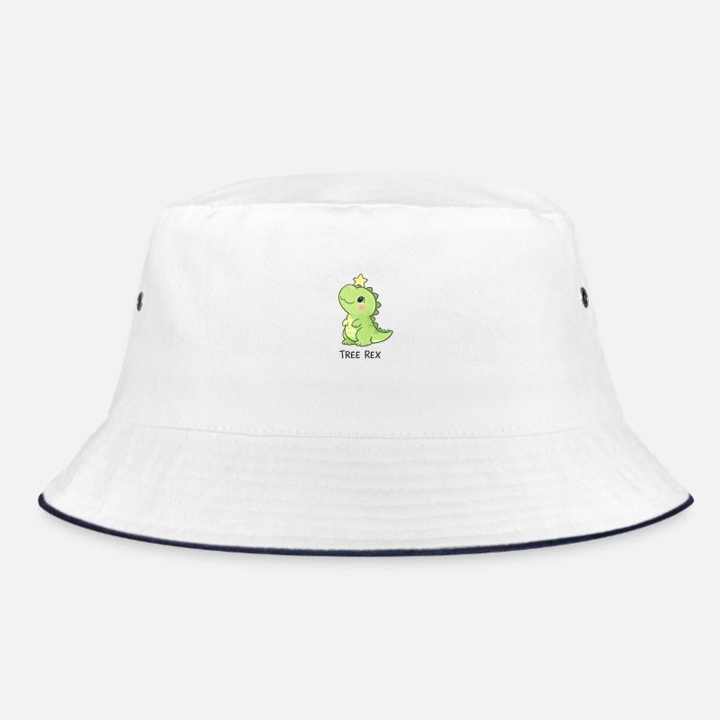 Tree Rex mit Lichterkette und Geschenk Weihnachten Bucket Hat
