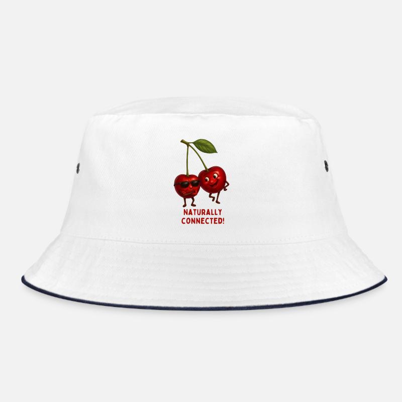 Naturally Connected Cherries Bucket Hat