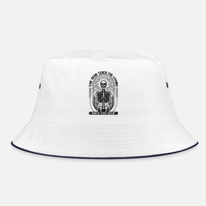 Pathology Forensic Medicine Saying Latin Skeleton Bucket Hat
