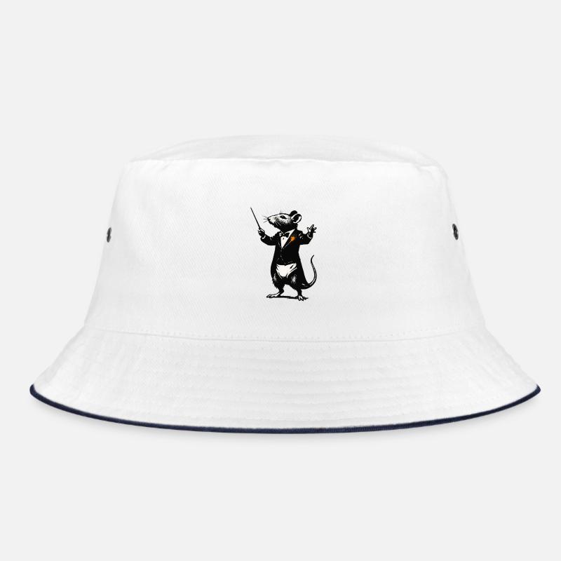 Ratte Dirigent im Smoking Bucket Hat