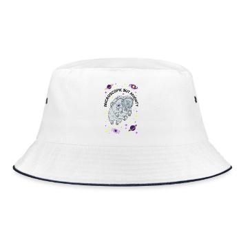 Microscopic But Mighty 8th Birthday Tardigrade - Bucket Hat - white/navy - Front
