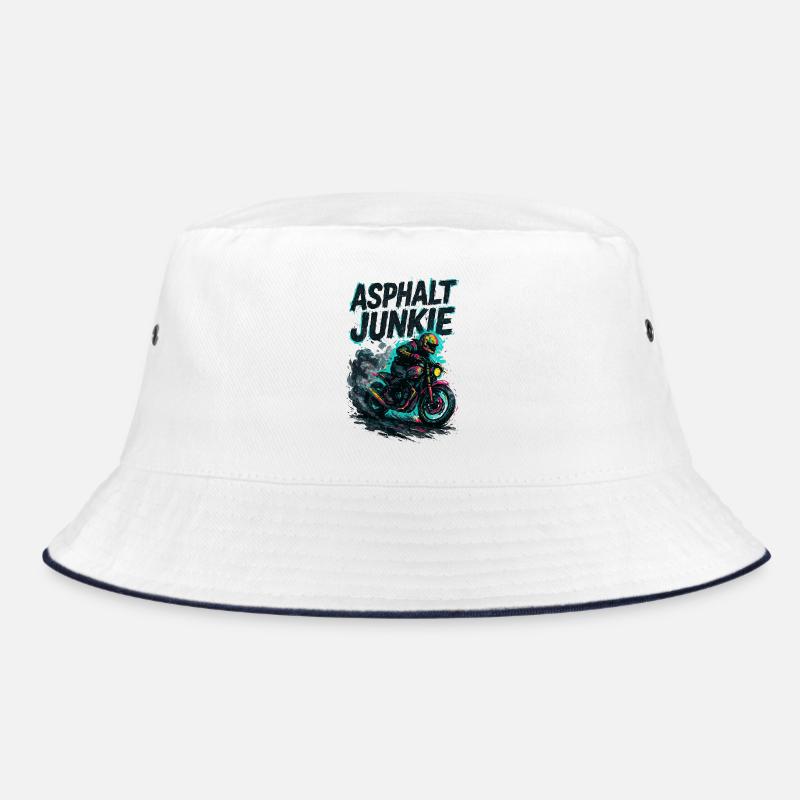 Asphalt Junkie - Motorcycle Bucket Hat