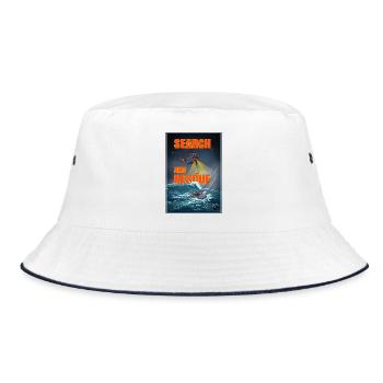 Suche und Rettung - Bucket Hat - Weiß/Navy - Vorne
