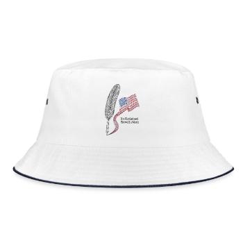Unfinished Revolution - Bucket Hat - white/navy - Front