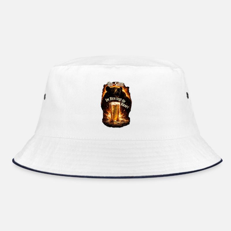 Bär, Bier und Feuerkraft Bucket Hat