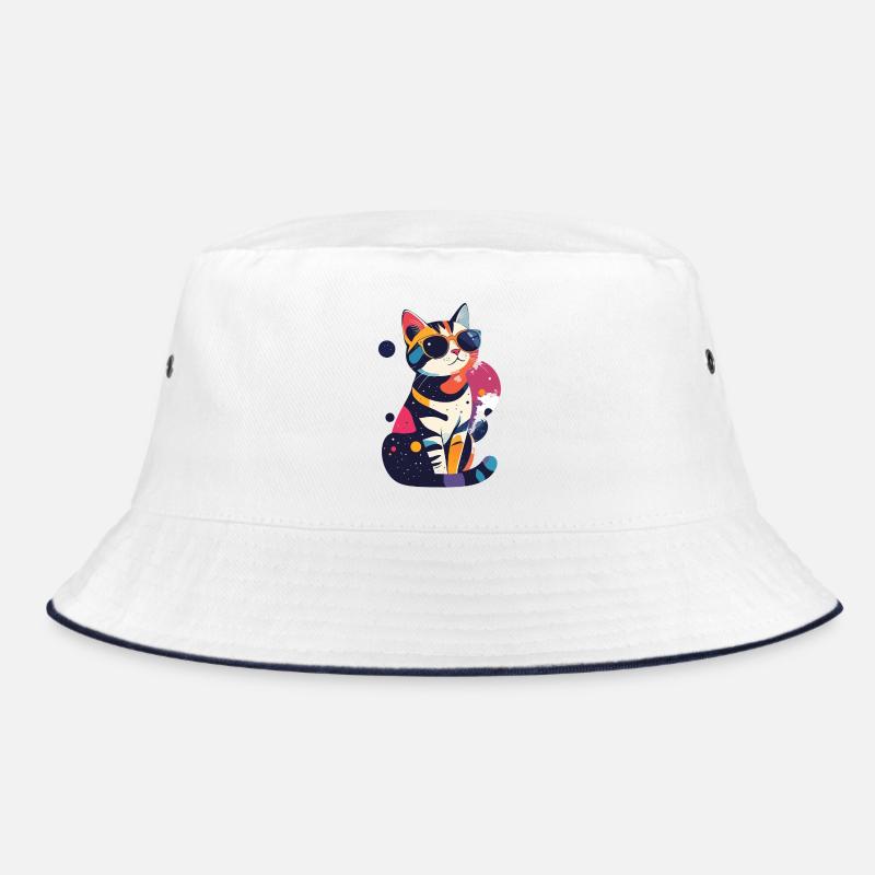 Motif pop art Chat avec lunettes de soleil Cool Cats Bob