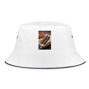 Shashlik - Bucket Hat - white/navy - Front