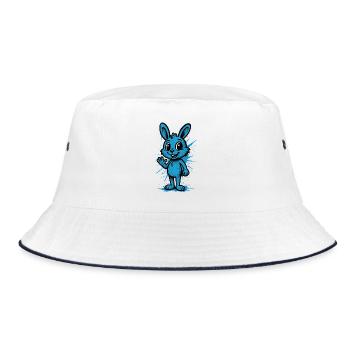 Graphique Blue Splash Bunny - Bob - blanc/marine - Devant