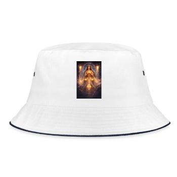 Scales - Bucket Hat - white/navy - Front