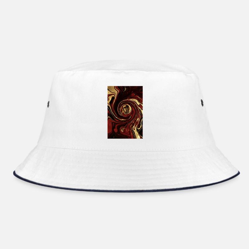Abstract Germany Fluid Art Part 1. Bucket Hat