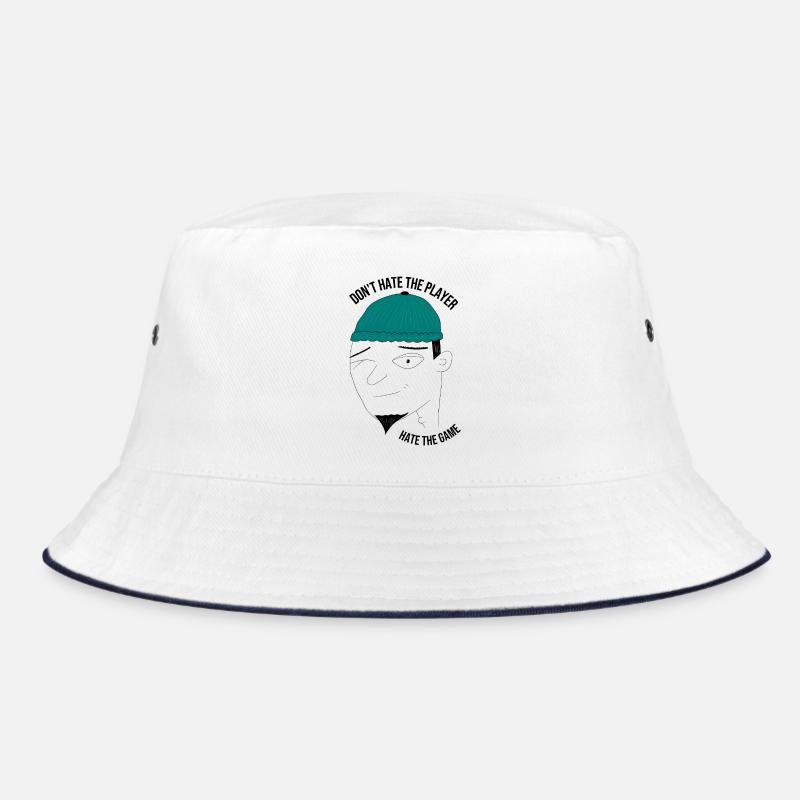 Don't hate the player, hate the game - man Bucket Hat