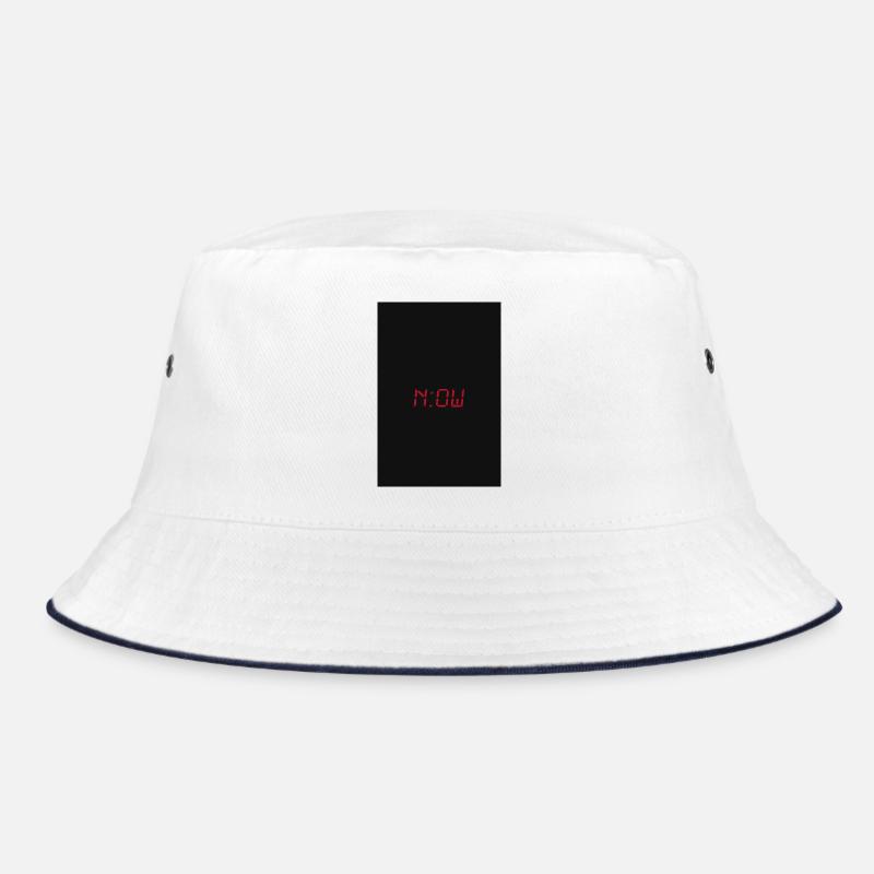 NOW – Minimalist Typography Poster Bucket Hat