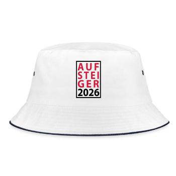 Promoted 2026 Promotion - Bucket Hat - white/navy - Front