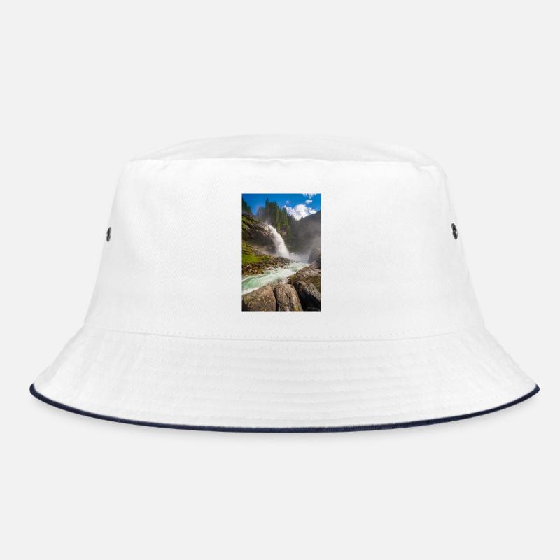 Krimml Waterfalls Bucket Hat