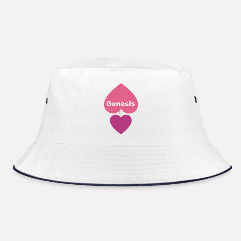 Conception Heart Design Bucket Hat