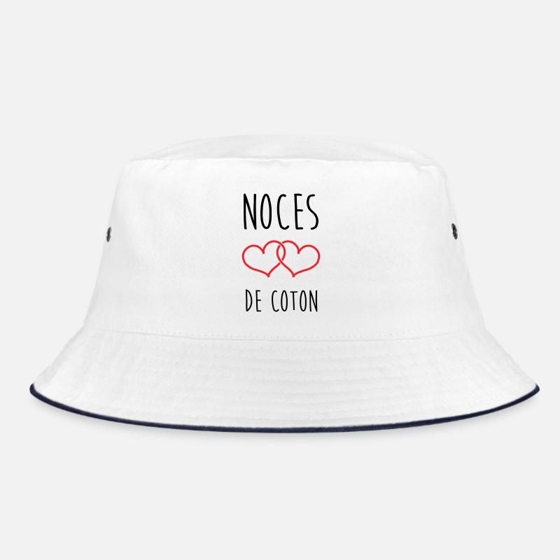 Cotton Wedding 1 Year Wedding Bucket Hat