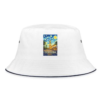 Cordoba Spain - Bucket Hat - white/navy - Front