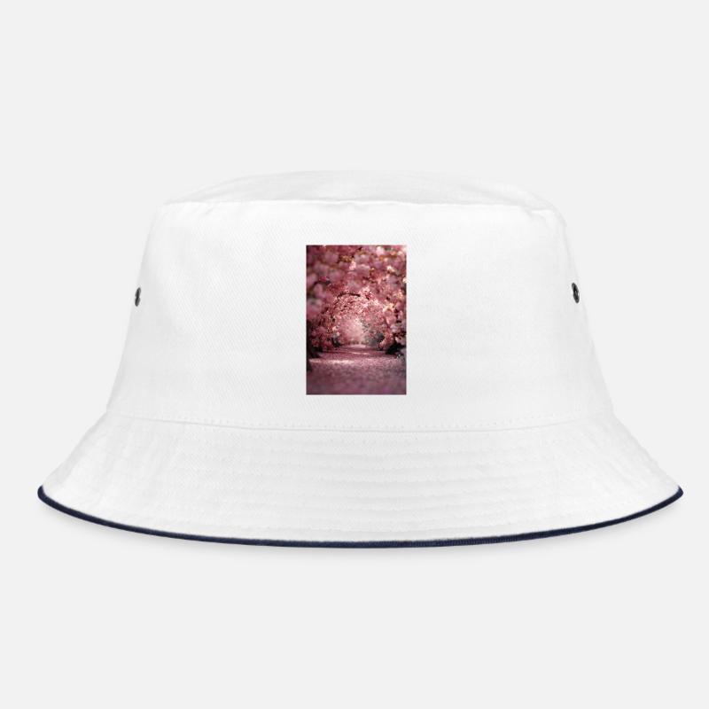 Cherry Blossom Arch Path Bucket Hat