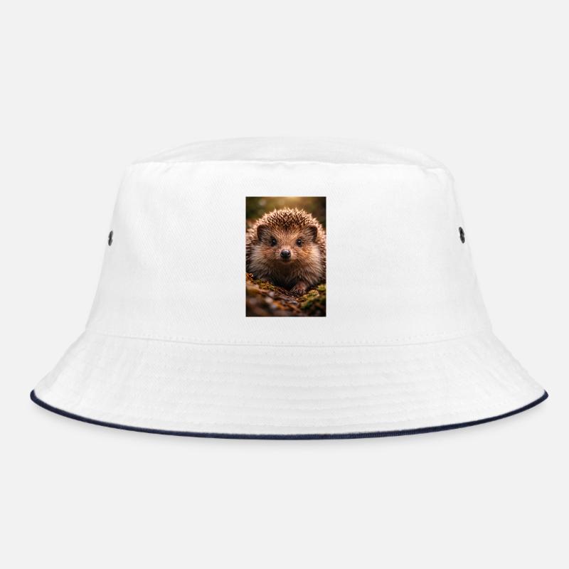 Close hedgehog eyes Bucket Hat