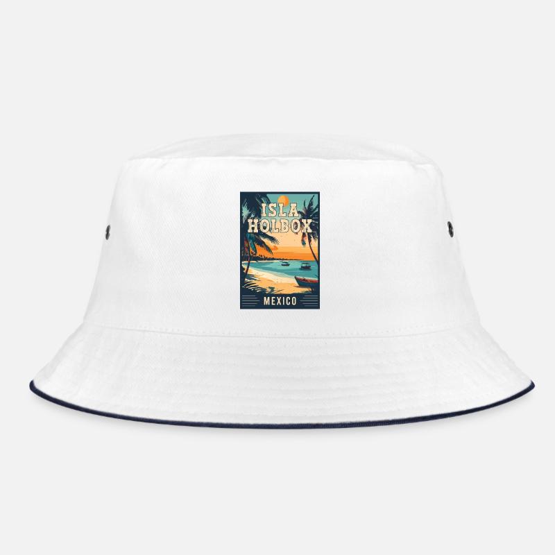 Entdecken Sie das Paradies auf der Isla Holbox in Mexiko Bucket Hat