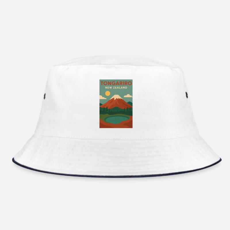 Entdecken Sie Tongariro in Neuseeland Bucket Hat