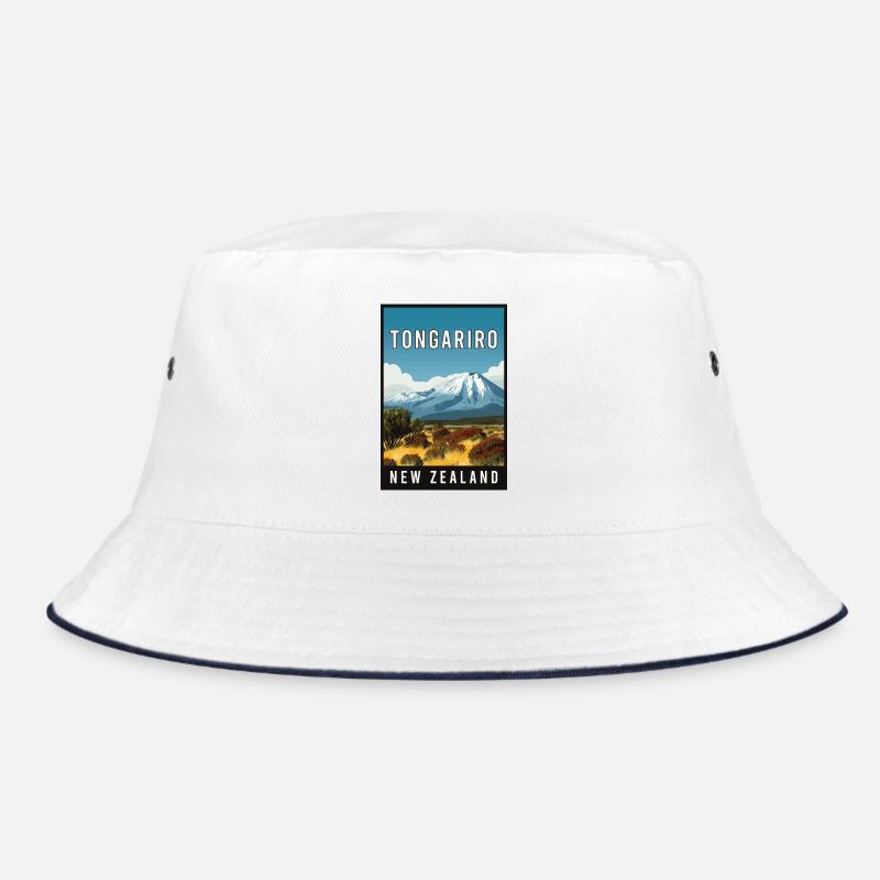 Entdecken Sie Tongariro in Neuseeland Bucket Hat