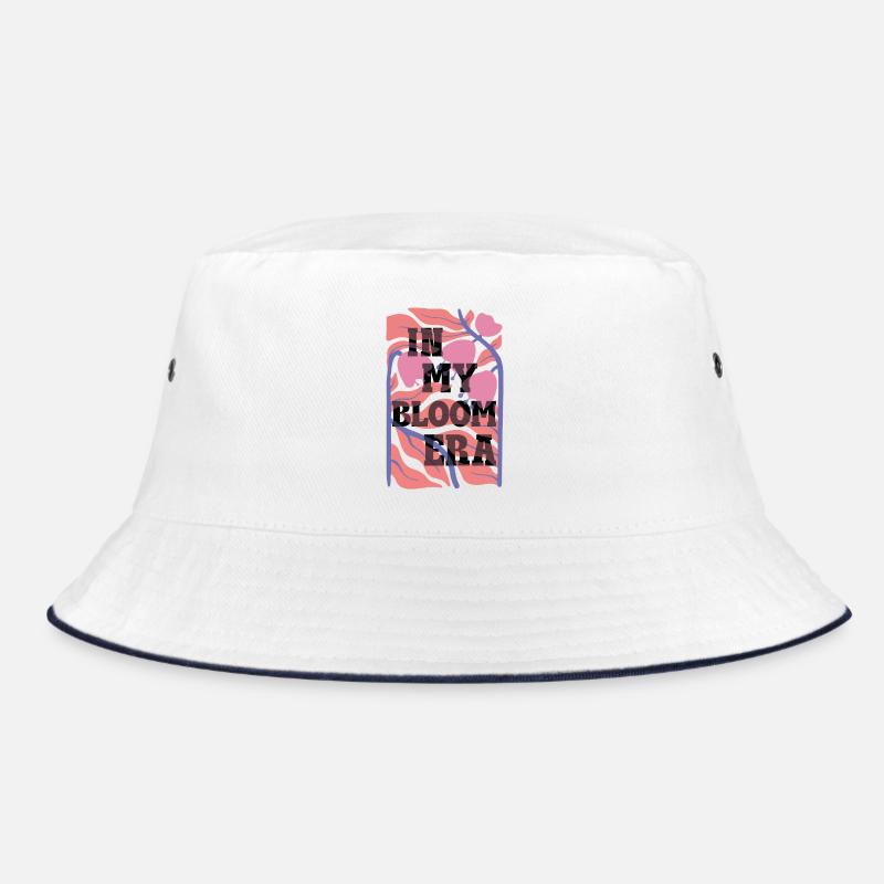 Bloom Nebula Florale Textkunst Bucket Hat