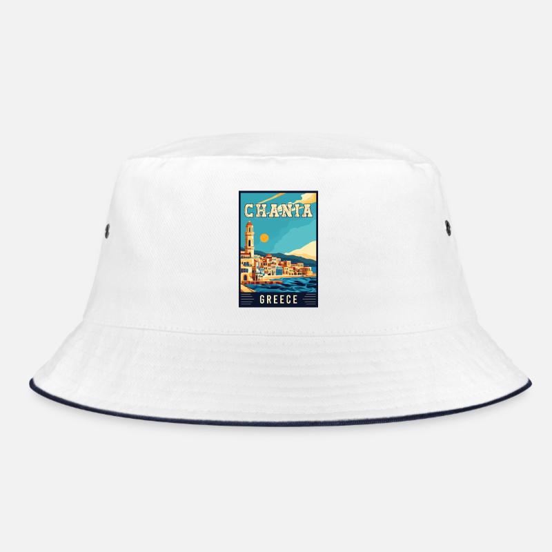 Experience Stunning Chania in Greece Bucket Hat