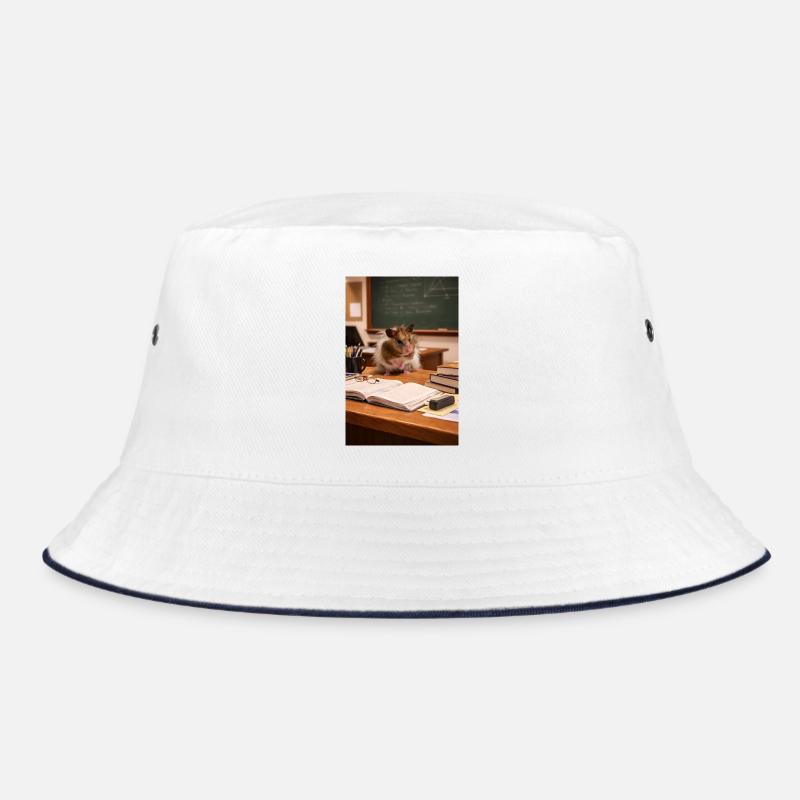 Chico 11: Professor - Bucket Hat - Weiß/Navy