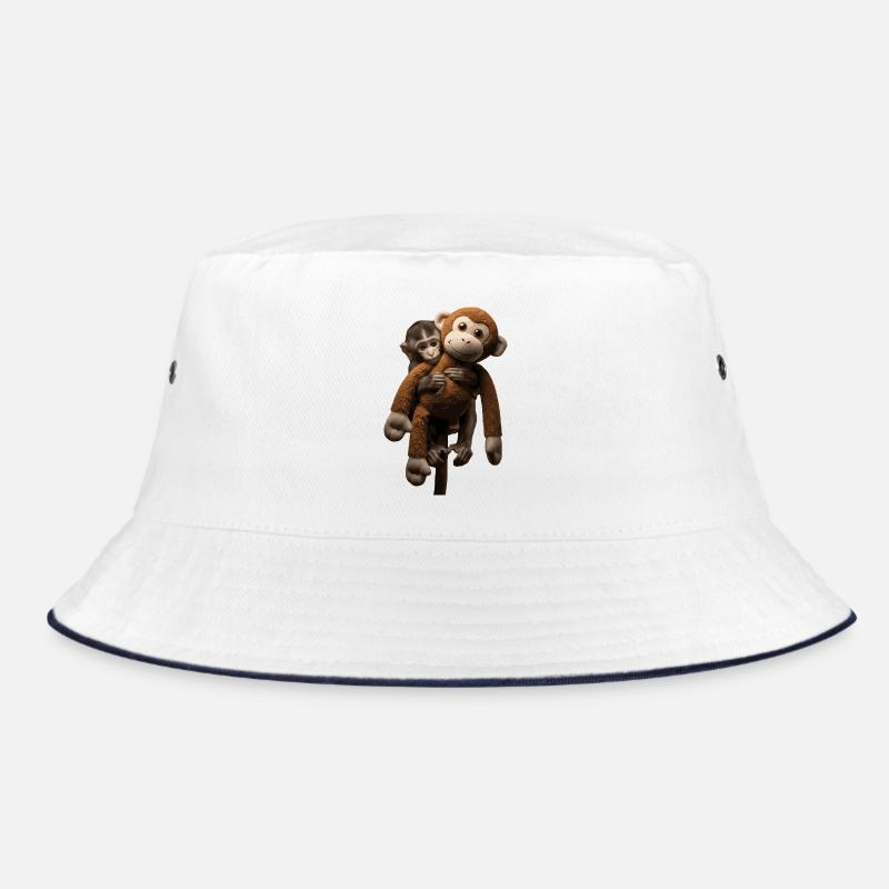 Punch der virale Affe mit Stofftier Bucket Hat