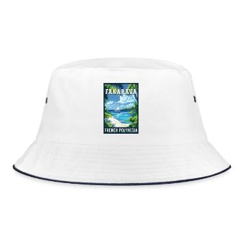 Explorez les Fakarava tropicales en Polynésie française - Bob - blanc/marine - Devant