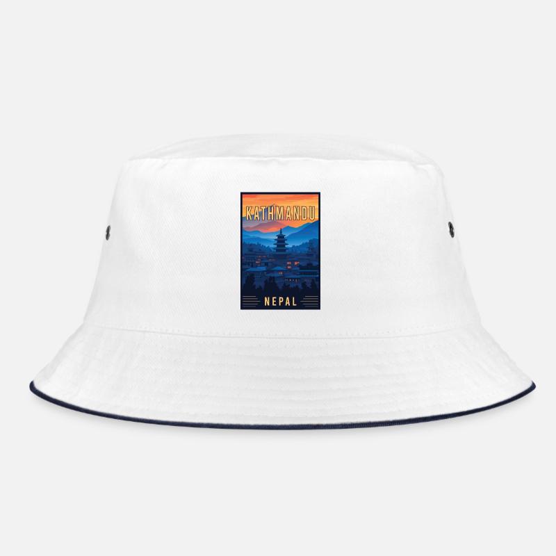 Entdecken Sie den mystischen Charme von Kathmandu in Nepal Bucket Hat