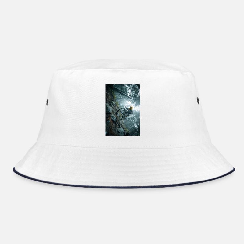 Winter Forest MTB Quest Bucket Hat