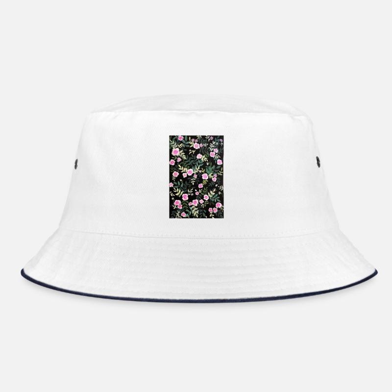 Vintage rose pattern Bucket Hat