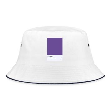 Stärke entsteht im Widerstand Poster - Bucket Hat - Weiß/Navy - Vorne