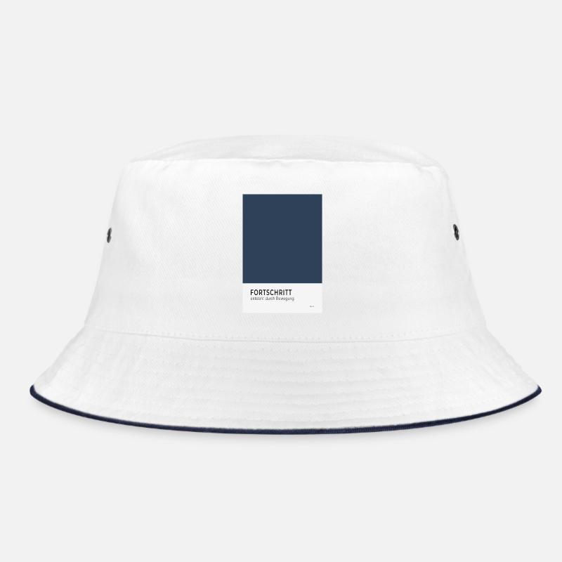 Fortschritt entsteht durch Bewegung Poster Bucket Hat