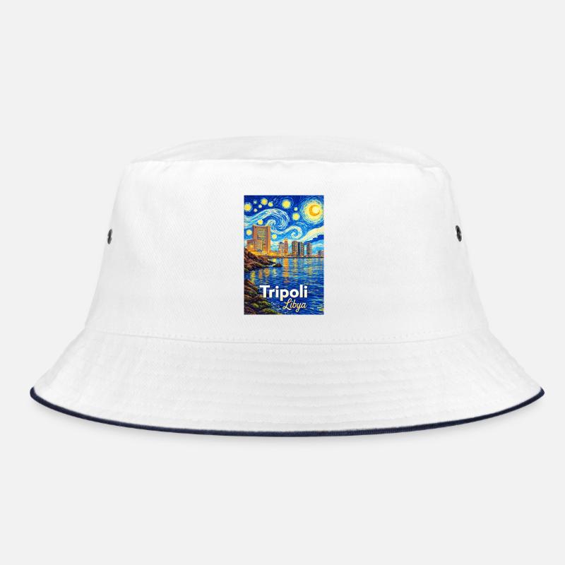 Tripoli Libya Starry Night Bucket Hat