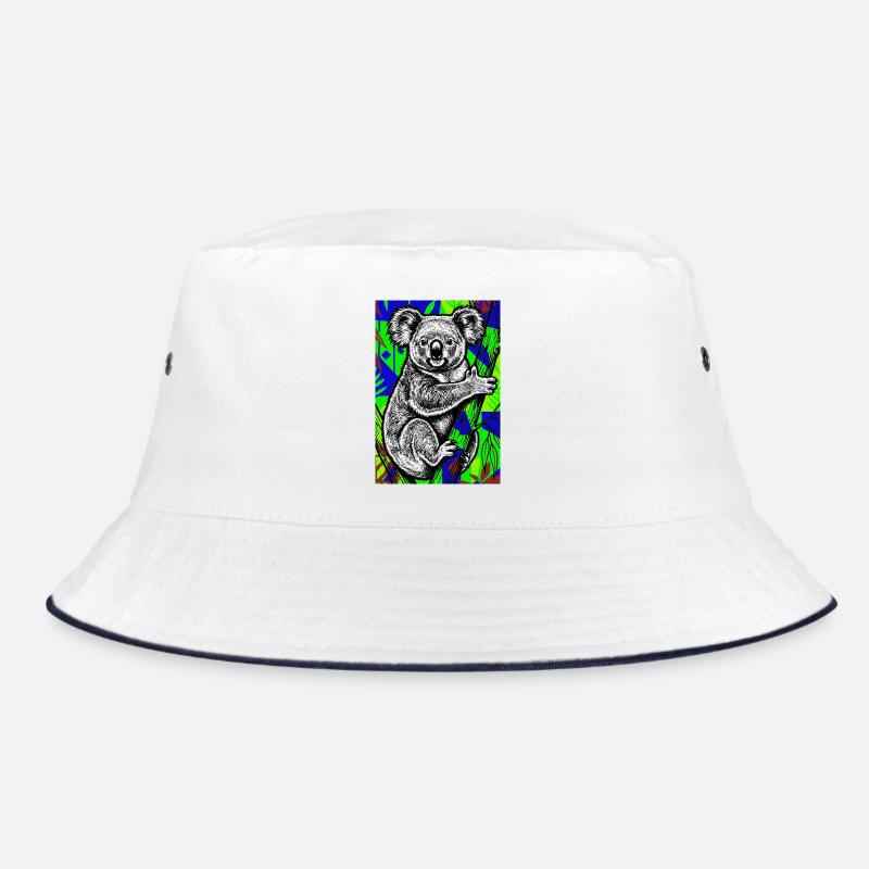 Koala - Bob - blanc/marine