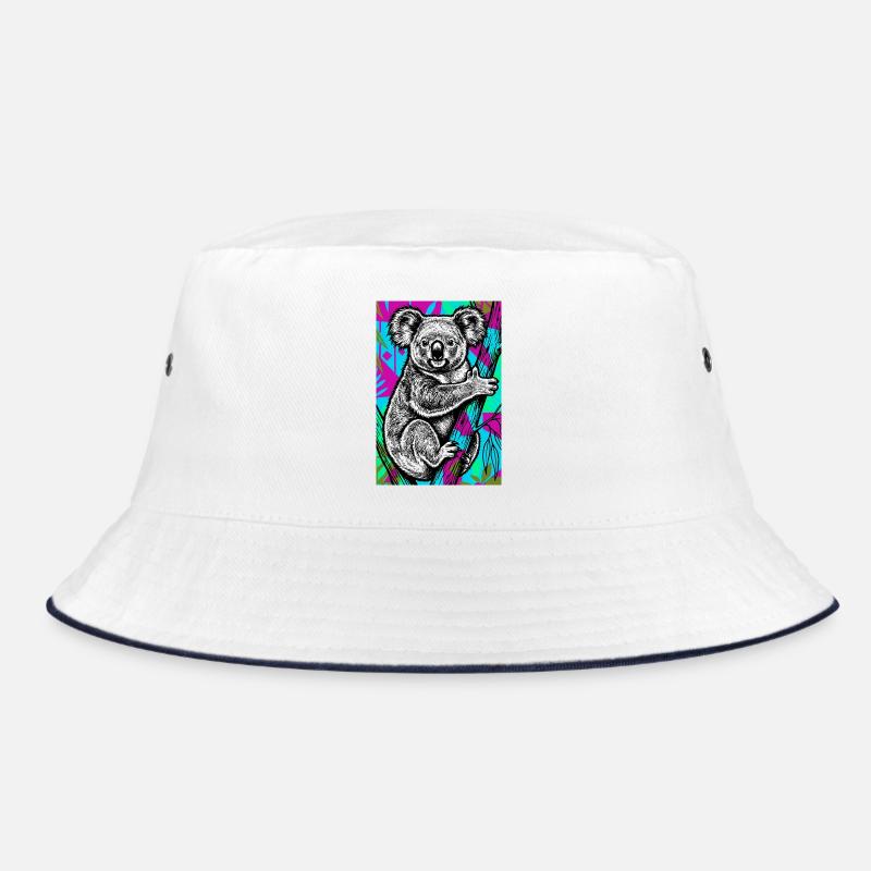 Koala - Bob - blanc/marine