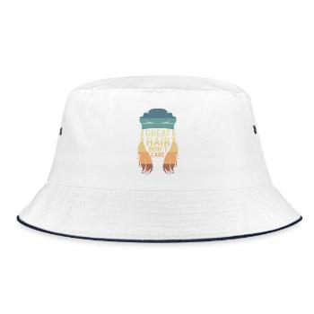 Coupe mullet coupe mulet - Bob - blanc/marine - Devant