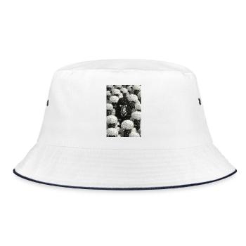 Midnight Herd Portrait - Bucket Hat - white/navy - Front