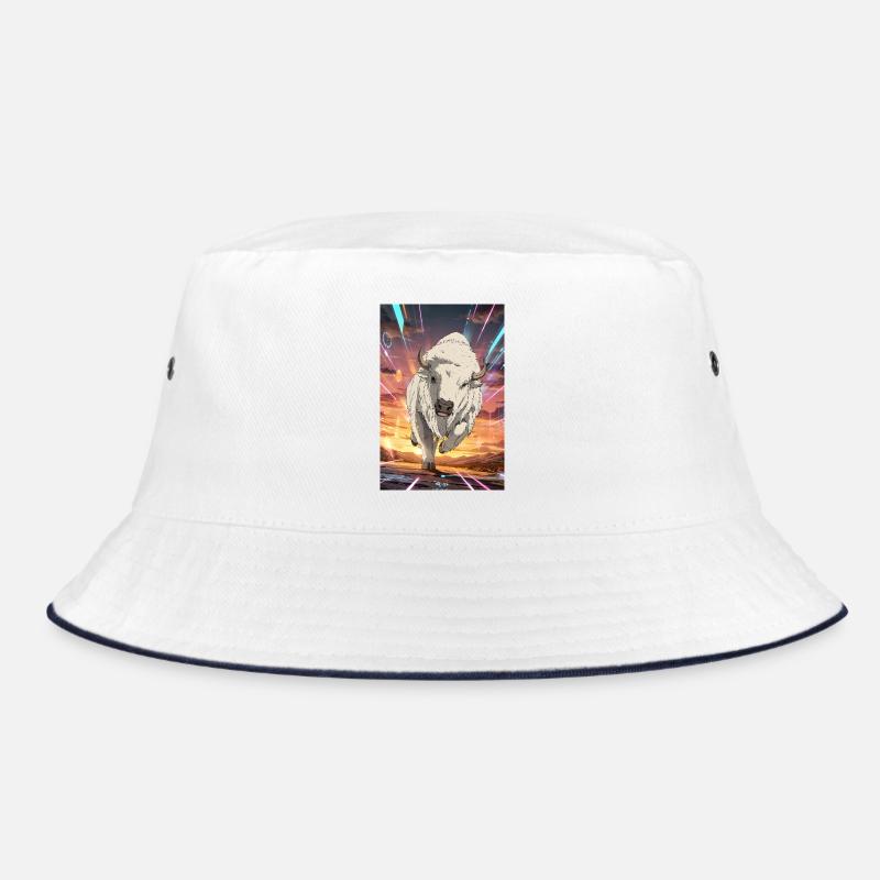 Bison Neon Running Bucket Hat