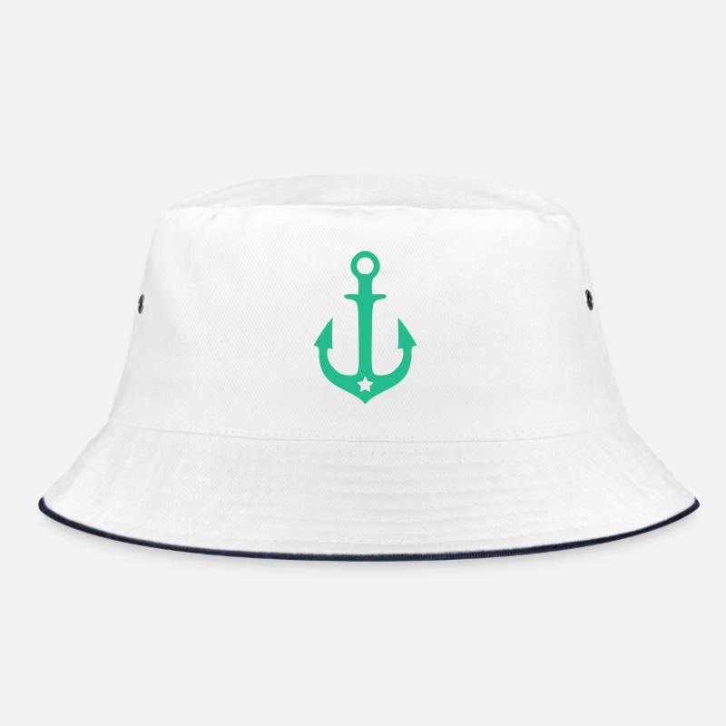 Anchor logo with star accent Bucket Hat